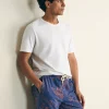 Cabana Towel Terry Sweatshort - Twilight Coral Floral