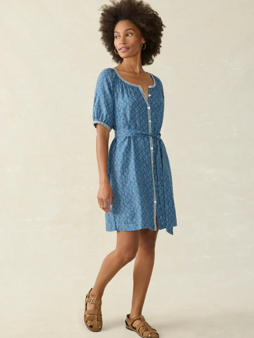 Carmel Dress - Key Largo Blue