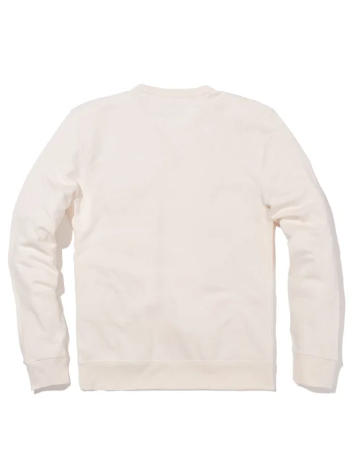 Charleston Long-Sleeve Terry Crewneck - Solar White