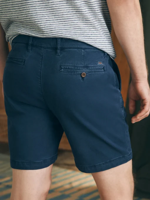 Coastline Stretch Chino Short (8" Inseam) - Blue Nights