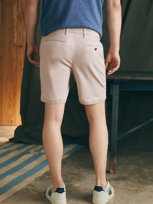 Coastline Stretch Chino Short (8" Inseam) - Spring Quartz