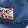 Corded All Day Hat - Navy Red