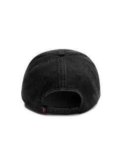 Denim Baseball Hat - Washed Black
