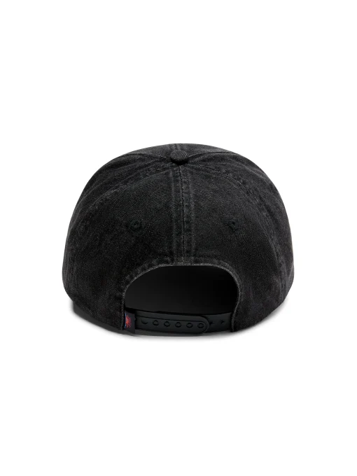 Denim Baseball Hat - Washed Black