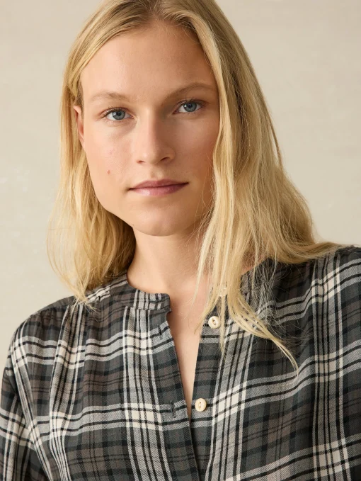Drift Top - Timberwood Plaid