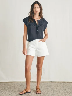 Ellsworth Top - Washed Black