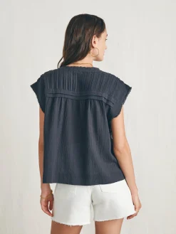Ellsworth Top - Washed Black