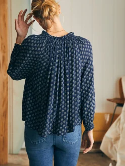 Emery Top - Lotus Floral Print