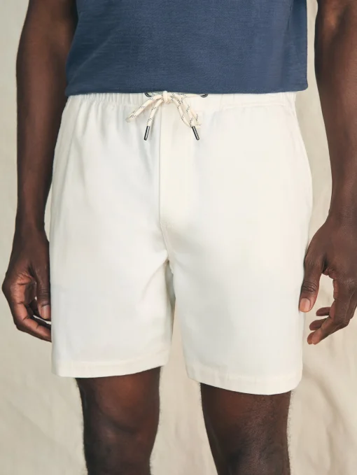 Essential Drawstring Short (6.5" Inseam) - Solar White