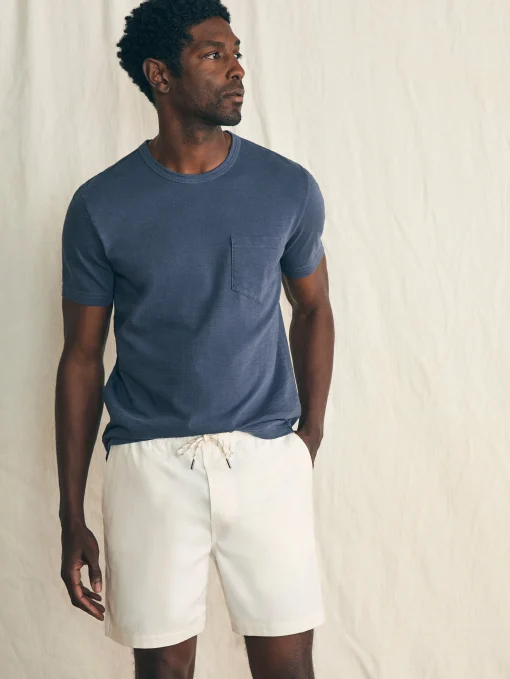 Essential Drawstring Short (6.5" Inseam) - Solar White