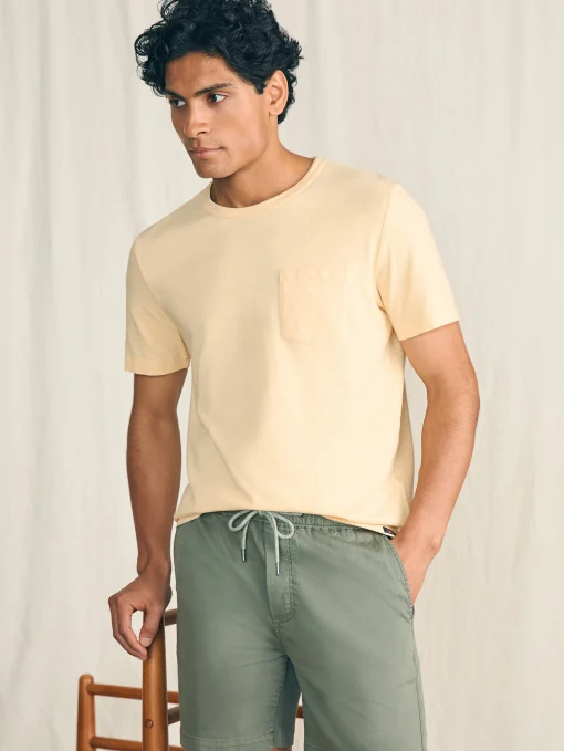 Essential Drawstring Short (6.5" Inseam) - Spring Olive