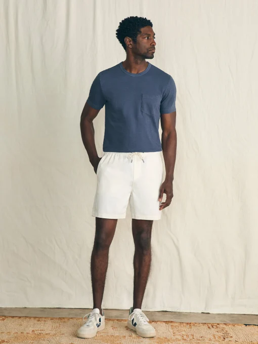 Essential Drawstring Short (6.5" Inseam) - Solar White