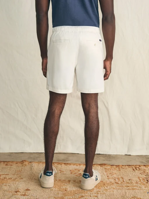 Essential Drawstring Short (6.5" Inseam) - Solar White