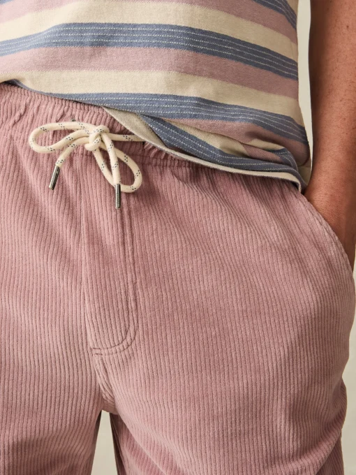 Essential Italian Knit Cord Short (6" Inseam) - Dusty Plum