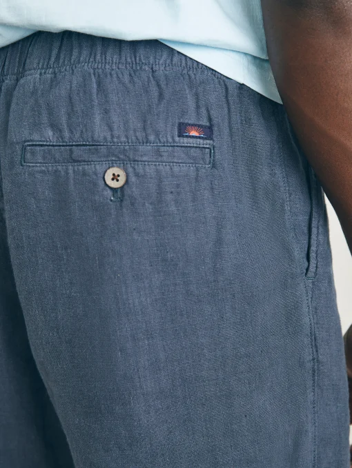 Essential Linen Short (6.5" Inseam) - Look Out Navy