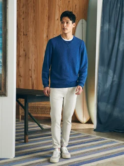 Indigo Crewneck - Midnight Indigo Wash