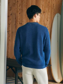 Indigo Crewneck - Midnight Indigo Wash