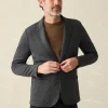 Inlet Knit Blazer (Tall) - Black Sky Melange
