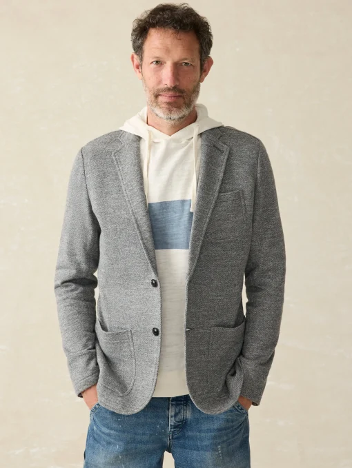 Inlet Knit Blazer (Tall) - Heather Grey