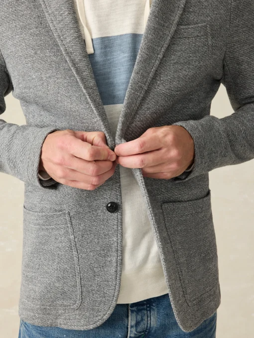 Inlet Knit Blazer (Tall) - Heather Grey