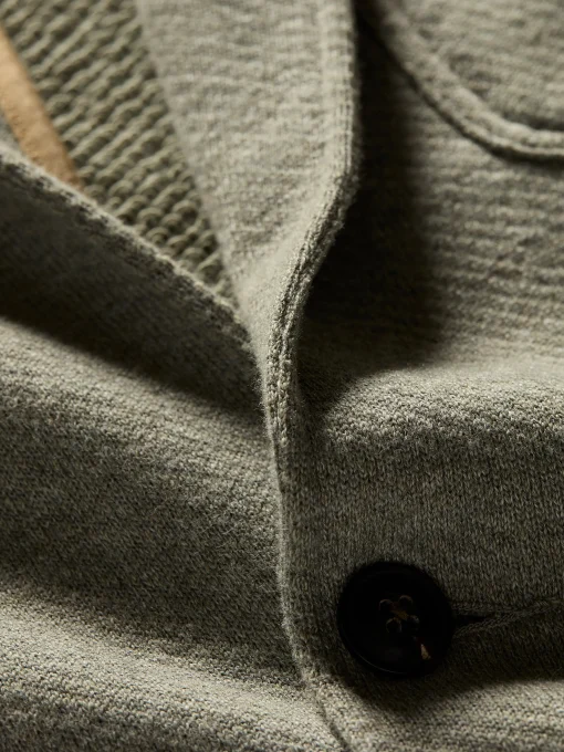 Inlet Knit Blazer (Tall) - Olive Brush Melange
