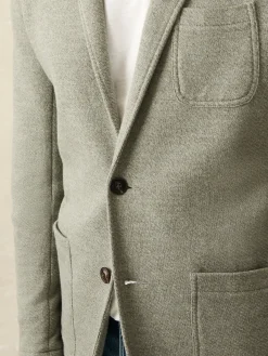 Inlet Knit Blazer (Tall) - Olive Brush Melange
