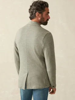 Inlet Knit Blazer (Tall) - Olive Brush Melange