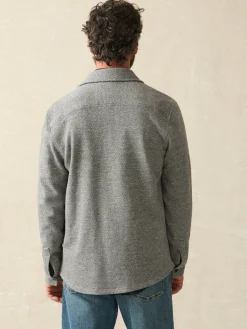 Inlet Knit CPO - Medium Grey Melange
