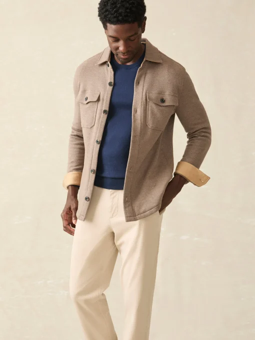 Inlet Knit CPO - Walnut Melange