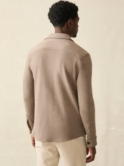 Inlet Knit CPO - Walnut Melange