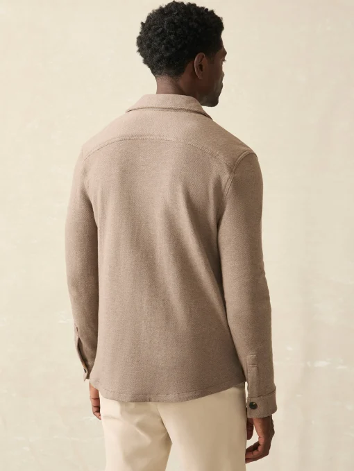 Inlet Knit CPO - Walnut Melange