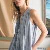 Isha Dress - Day Lily Stripe