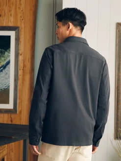 Jersey Shirt Jacket - Onyx Black