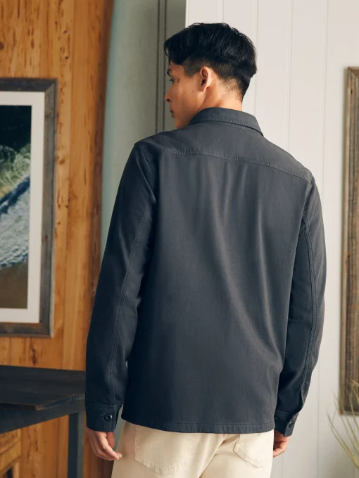 Jersey Shirt Jacket - Onyx Black