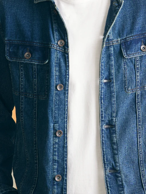 Jersey Trucker Jacket - Rockford Wash