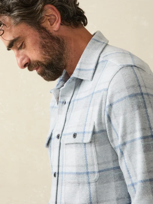 Legend™ Sweater Shirt - Maine Sky Plaid