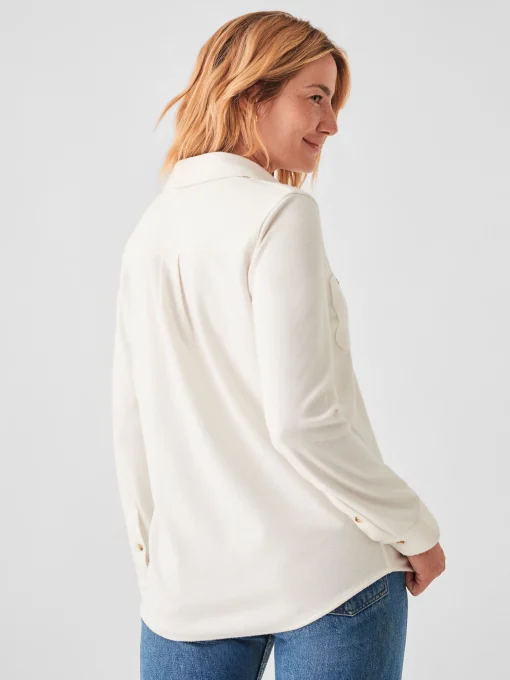 Legend™ Sweater Shirt - Pure White Twill