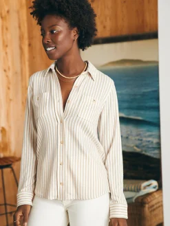 Legend™ Sweater Shirt - Tannin Stripe