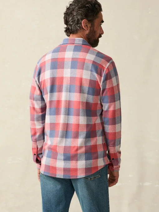Legend™ Sweater Shirt (Tall) - Cherry Blue Buffalo