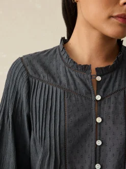 Lily Top - Washed Black