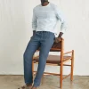 Linen Drawstring Pant - Look Out Navy
