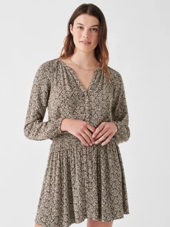 Montara Dress - Leaf Batik