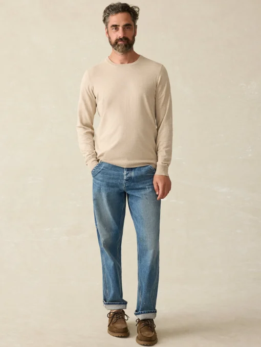 Movement™ Crewneck Sweater - Soft Dune Heather