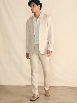 Movement™ Flex Linen Blazer - Natural