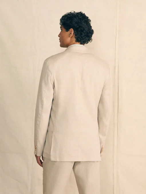 Movement™ Flex Linen Blazer - Natural