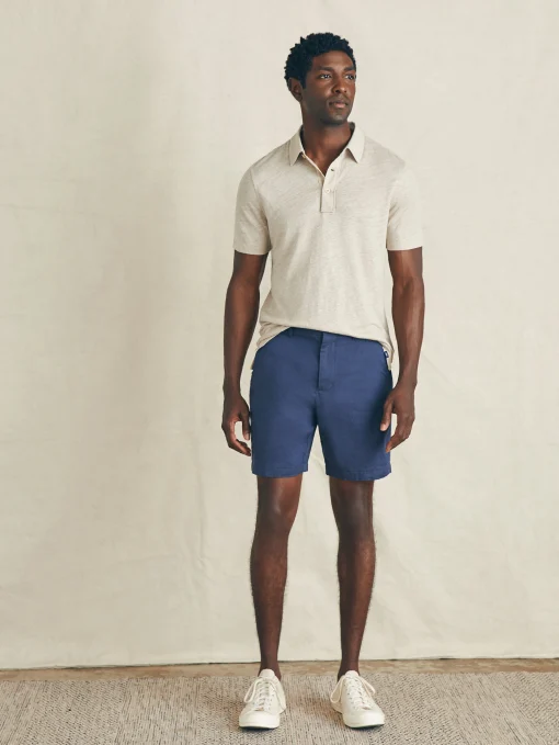 Movement™ Flex Linen Short (7" Inseam) - Deep Sea Navy