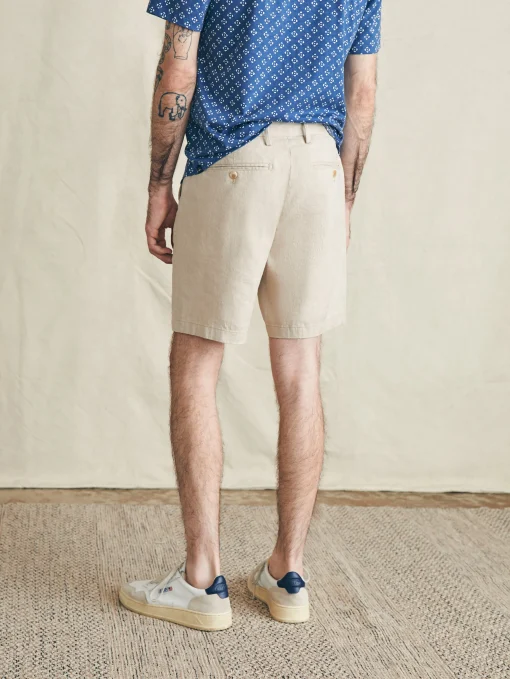 Movement™ Flex Linen Short (7" Inseam) - Natural