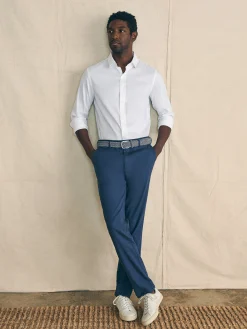 Movement™ Flex Linen Trouser - Deep Sea Navy