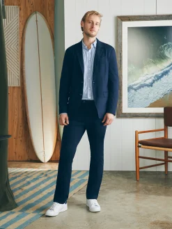 Movement™ Knit Blazer - Lupine Navy