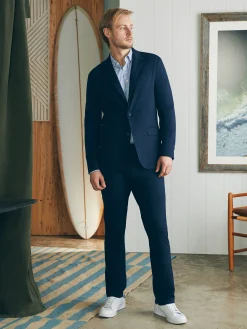 Movement™ Knit Blazer - Lupine Navy